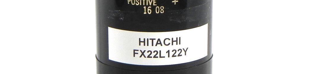 Hitachi FX22L122Y Capacitor 1200 MFD, 550 VDC
