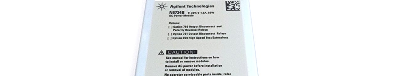 HP/Agilent Keysight N6734B DC Power Module 35V, 1.5A, 50W