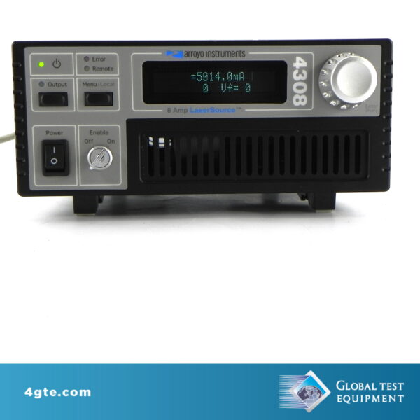 Arroyo Instruments 4308-QCW 8-Amp Laser Source with Quasi-Constant Wave Mode (Option QCW).
