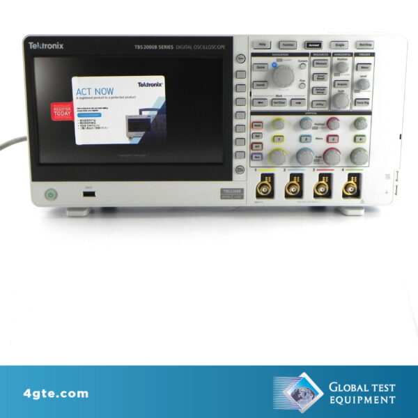 Tektronix TBS2204B Oscilloscope, 200 MHz, 4-Channel, 2 GS/s, New Open Box