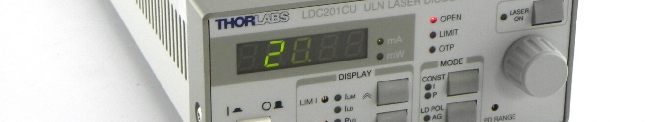 Thorlabs LDC201CU ULN Diode Laser Controller, 100mA