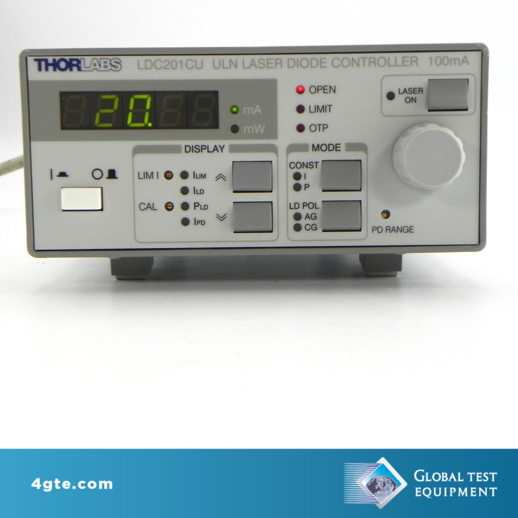 Thorlabs LDC201CU ULN Diode Laser Controller, 100mA