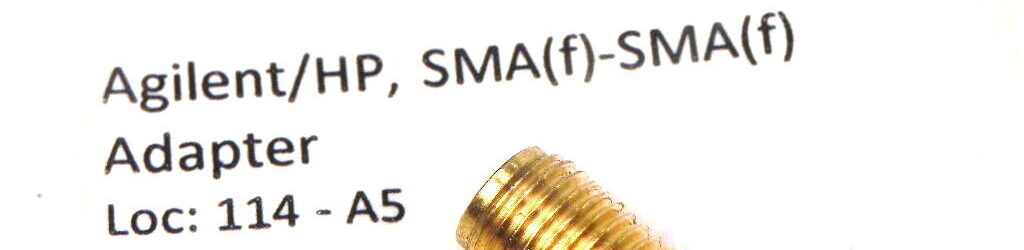 Keysight 1250-1158 SMA(f)-SMA(f) Adapter