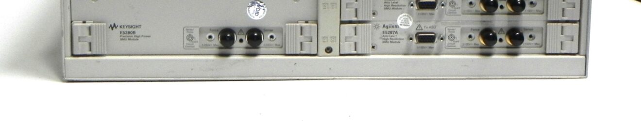 Keysight E5270B-(2) A10’s and (3) A11’s Precision IV Analyzer / 8 Slot Precision Measurement Mainframe