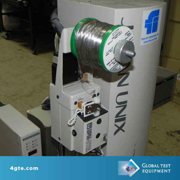 Japan Unix Desktop Soldering Robot UNIX-414R with UAC-2000 Fume Extraction System.