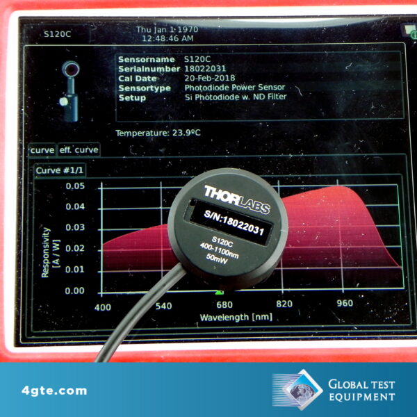 Thorlabs PM200 Optical Power Meter With Sensor and Power Module