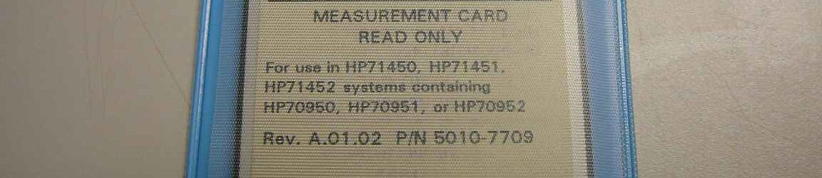 Keysight 5010-7709 DFB, FP, LED Measurement Personality Card