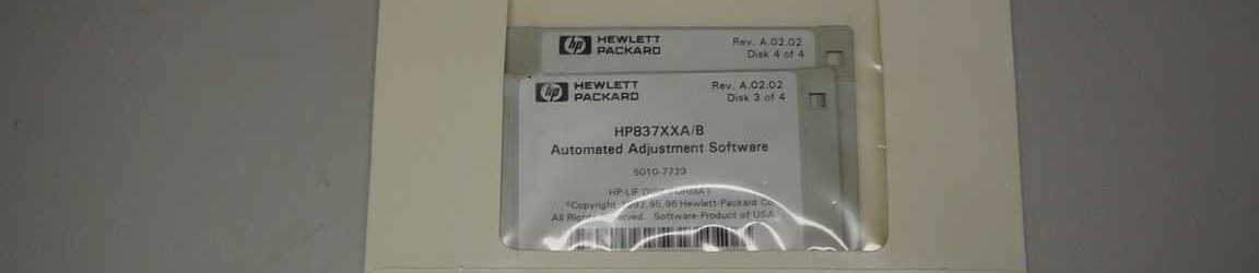 Keysight 5010-7723 Automated Adjustment Software for 837xxA/B, Rev A.02.02 Disks 3 & 4