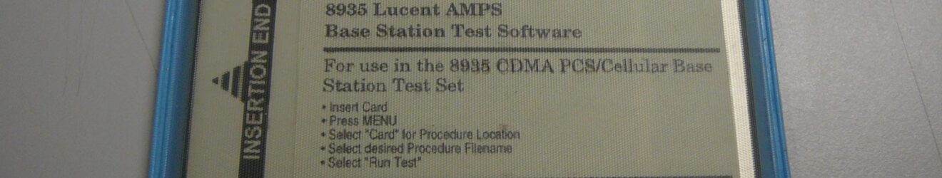 Keysight E6385A 8935 Lucent AMPS/CDMA Base station software