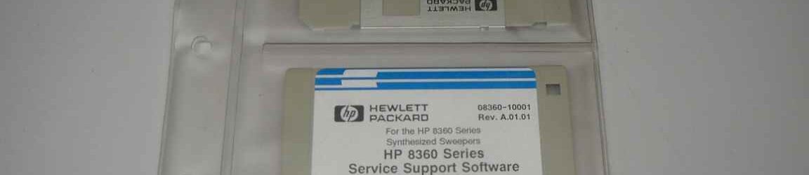 Keysight 08360-10001 8360 Series Service Support Software, Rev A.01.01