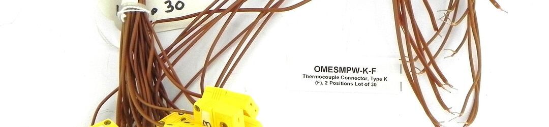 OMEGA SMPW-K-F Thermocouple Connector Type K, (F), 2 Positions Lot of 30