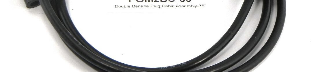 Pomona 2BC-36 Double Banana Plug Cable Assembly-36″