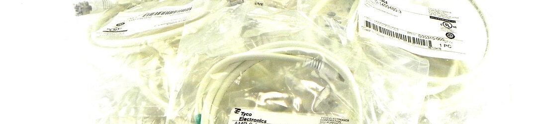 Tyco AMP-0-1499480-3 Cat 6  RJ45 XG System, Ethernet 3ft Shielded, White Lot of 10