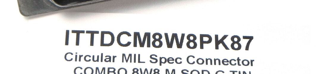 ITT CANNON DCM8W8PK87 Circular MIL Spec Connector COMBO 8W8