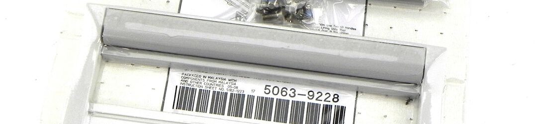 Keysight 5063-9228 – NEW Front Handles 7″ H Quartz Gray, Pair