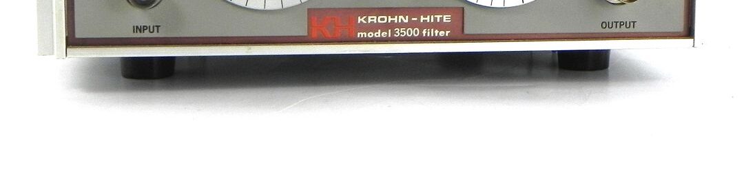 KROHN-HITE 3500 Band-pass Filter(20 HZ to 200 KHZ)