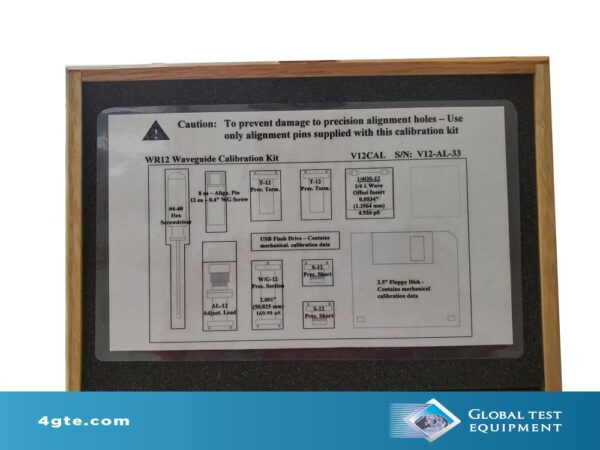 OML V12CAL Calibration Kit for WR-12. Compatible with PNA/PNA-X, E836XB/C, 8510B/C, Anritsu 37xxxD Network Analyzers