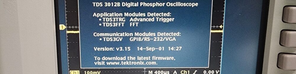 Tektronix TDS3012B 100 MHz, 2 Channel Digital Phosphor Oscilloscope with TDS3GV