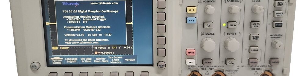 Tektronix TDS3012B 100 MHz, 2 Channel Digital Oscilloscope with TDS3VM