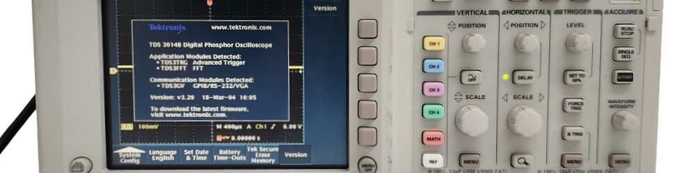 Tektronix TDS3014B Digital Phosphor Oscilloscope, 100 MHZ, 4-channel with TDS3VG