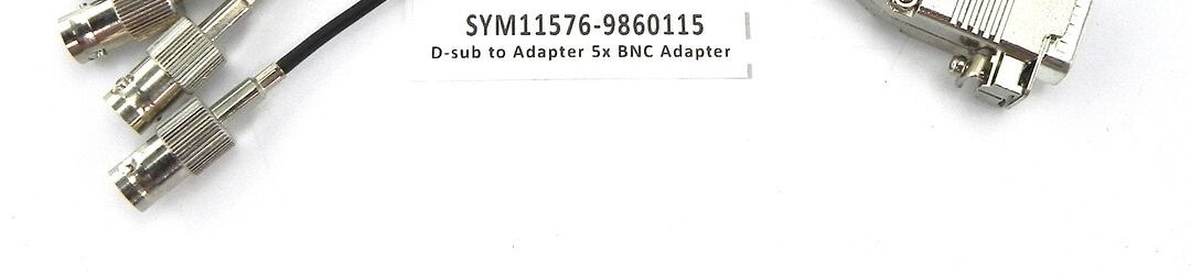 SYMMETRICOM 11576-9860115 D-sub to Adapter 5x BNC Adapter