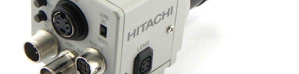 Hitachi KP-D20BU-25 1/2-in Single CCD  Color Camera W/ Edmund 25mm Lens  59871 NTSC