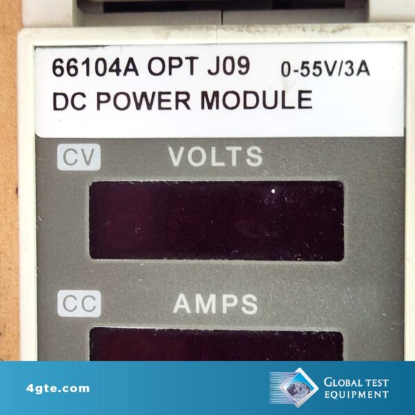 Keysight 66104A-J09 DC Power Module 55V, 3A, 165W