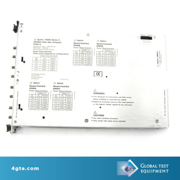 .Keysight E4841A Data Generator Analyzer Mainframe with (4) E4845A Modules - Image 3