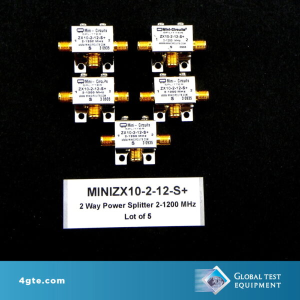 Mini-Circuits ZX10-2-12-S+ 2 Way Power Splitter 2-1200 MHz Lot of 5