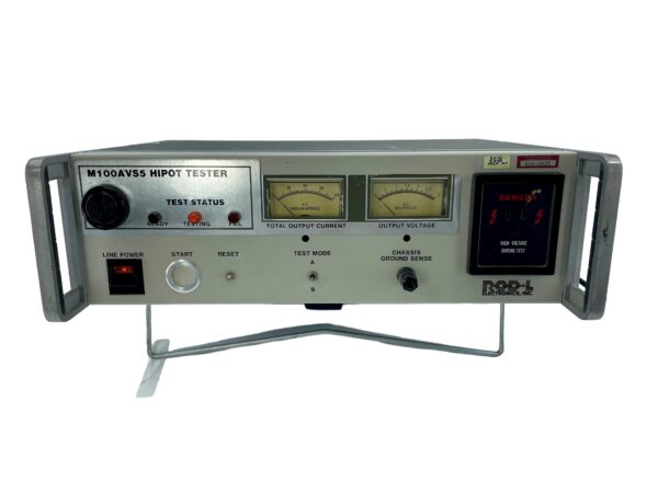 Rod-L M100AVS5-2.8-40 AC Hipot Tester, 2.8 kVAC 40 mAAC, Adjustable Trip Point