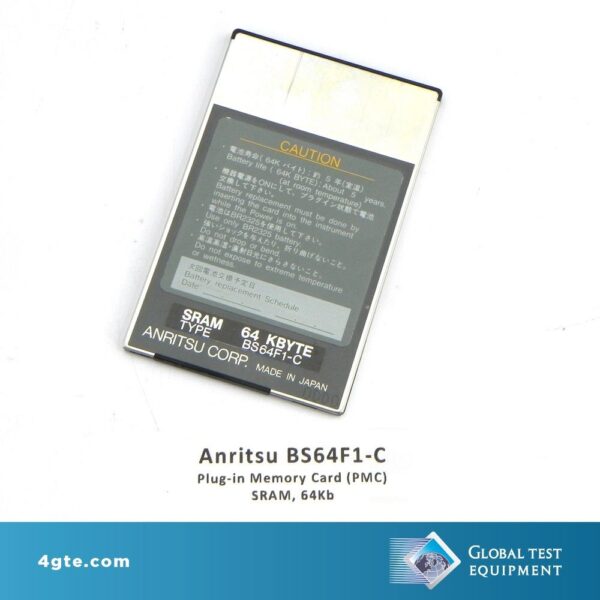 Anritsu BS64F1-C Plug-in Memory Card (PMC), SRAM, 64Kb