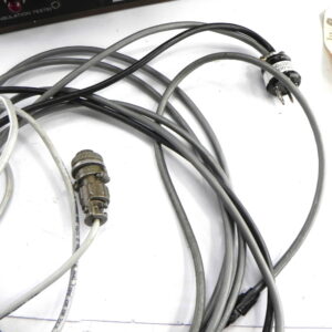 Test equipment cables with GPIB connectors for Tektronix TM5006 mainframe, used in electronic testin.