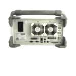 Communication service monitor with cooling fans and multiple connection ports.