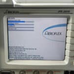Aeroflex IFR 2975 communication service monitor screen display.